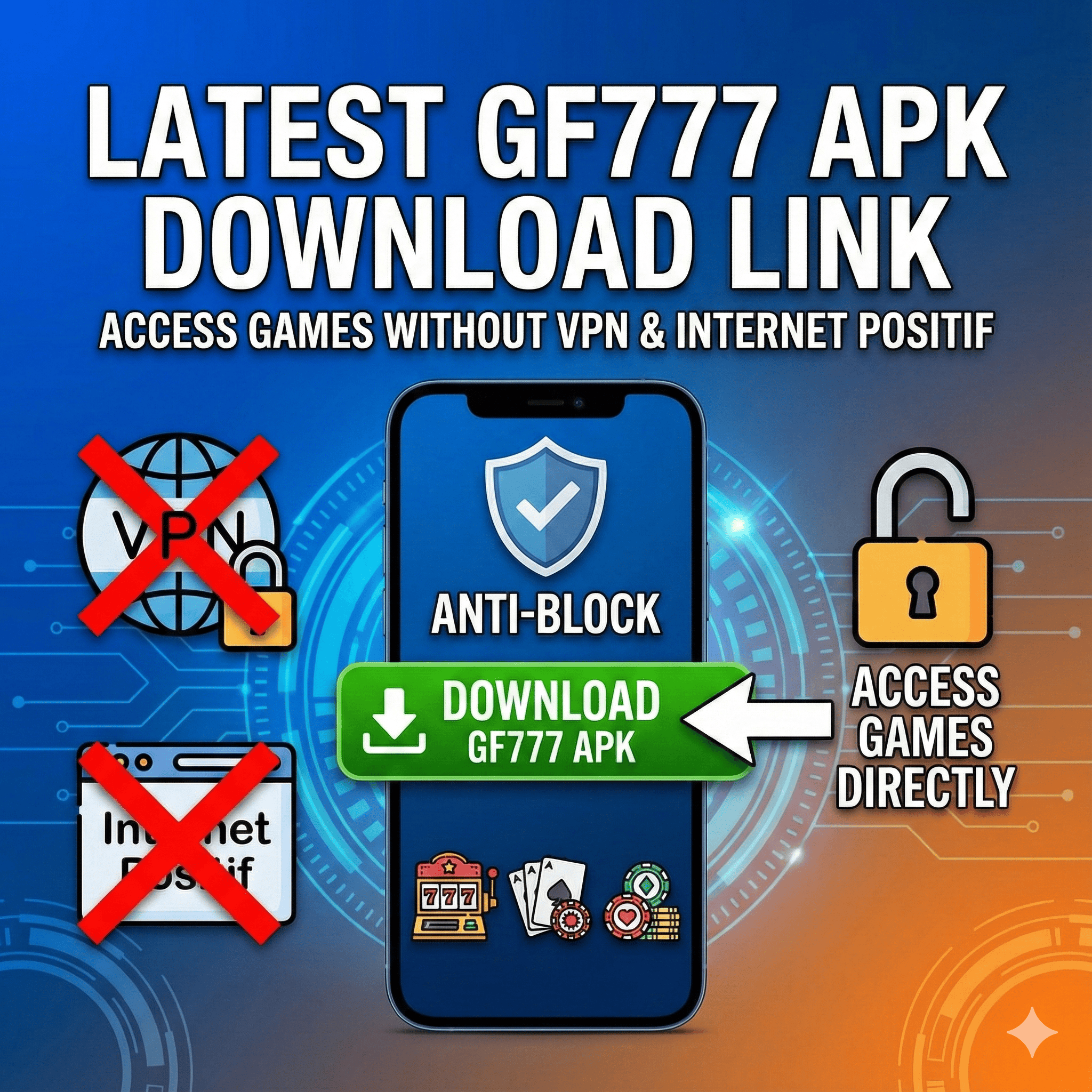 Latest GF777 APK Download Link Anti-Block: Access Games Without VPN and Internet Positif