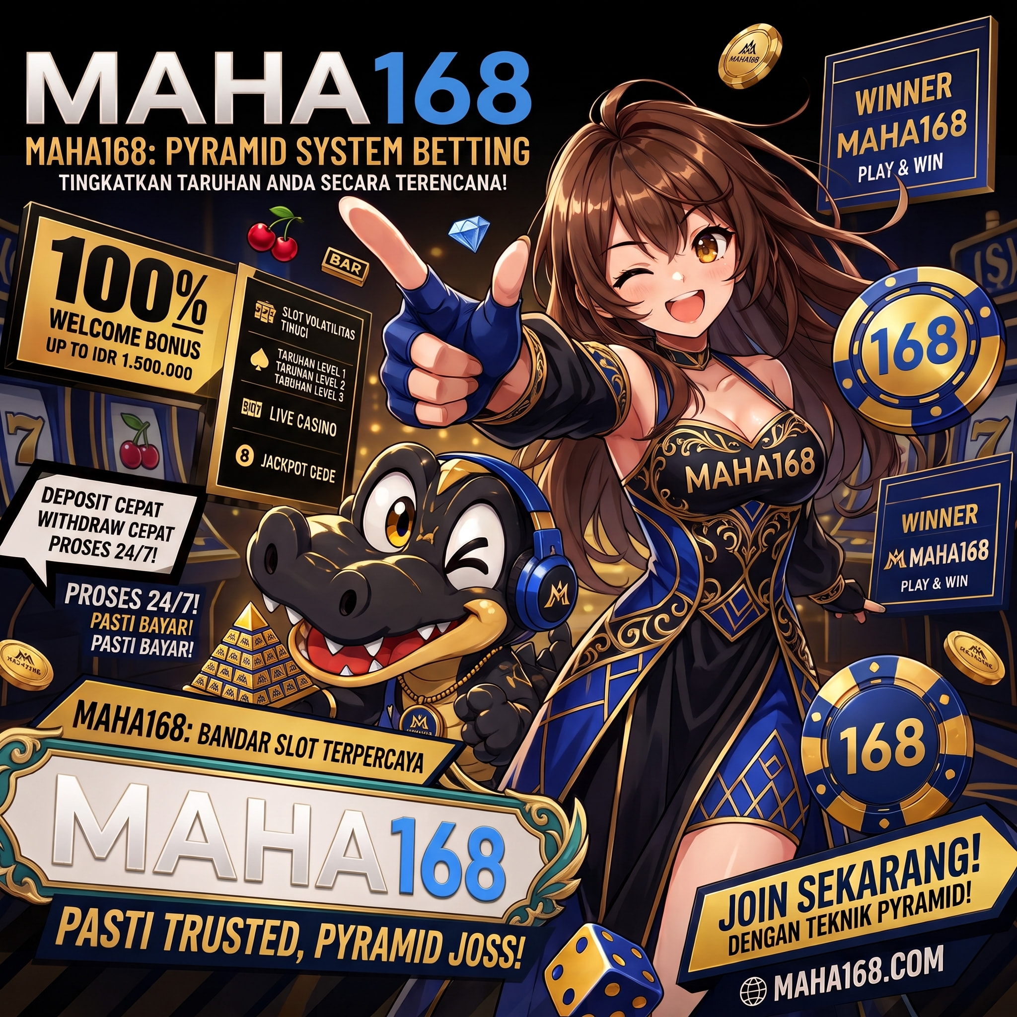 Pyramid Betting Strategy for High Volatility Slots on Maha168
